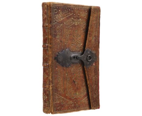 Binding. Rider's British Merlin: for the Year of our Lord God, 1738...., With Notes of Husbandry, Fairs, Marts, and Tables fo