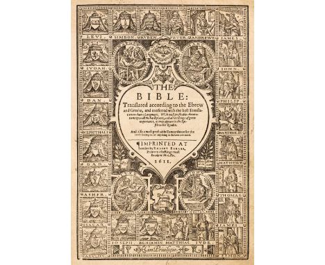 Bible [English]. The Bible: translated according to the Ebrew and Greeke, and conferred with the best Translations in divers 