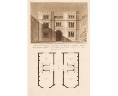 Letarouilly (Pl.). Édifices de Rome Moderne ou Recueil des palais, maisons, églises, couvents..., 2 volumes,Liege, D. Avanzo,