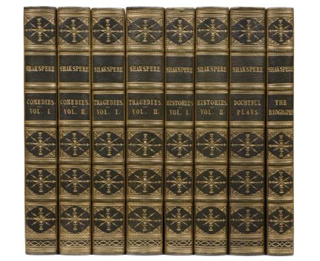 Shakespere (William). The Pictorial Edition of the Works of Shakspere, edited by Charles Knight, 8 volumes, London: Charles K