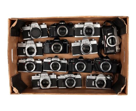 A Large Selection of Minolta SLR Bodies, including X-300s, X-7, SR-1, SRT102 and more (a lot)