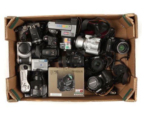 A Selection of Various Digital Cameras, including Fujifilm S4300, S9600 Pro, Konica Minolta Dimage A2 and more (a lot)