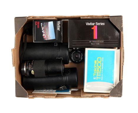 A Selection of Olympus OM Mount Lenses, including Vivitar f/3.8 19mm, Tokina f/8 500mm and more, some boxed (a lot)