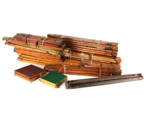 A Selection of Mahogany Tripods, with two tilting top plates (a lot)