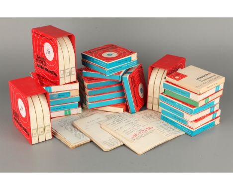 An Extensive Sound Archive of UK Steam Trains, magnetic tape recordings, catalogued in three books, with date, time, place, d