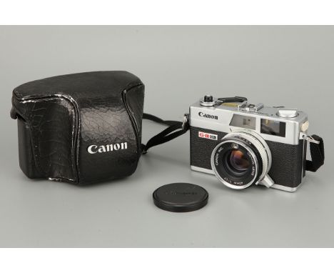 A Canon Canonet QL17 G-III Rangefinder Camera, with f/1.7 40mm lens, in maker's case