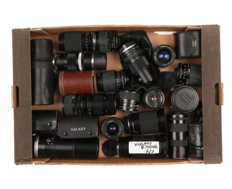 A Selection of Various Lenses, from maker's including Olympus, Tamron and more (A lot)