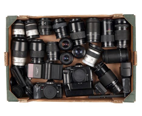 A Selection of Minolta Cameras &amp; Lenses, including 9000 Alpha, AF f/1.7 50mm, Maxxum 7000 AF and more (a lot)