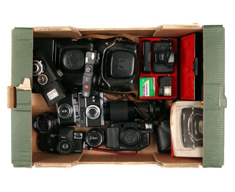 A Selection of Various Cameras, including Olbia TLR, Olympus XA2, Cosina CX-2 and more (a lot)