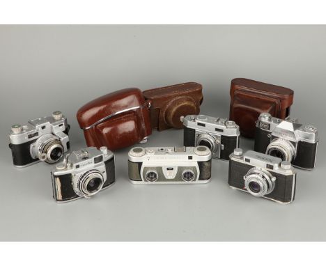 A Selection of Various Cameras, including Minolta 'A', Agfa Karat 36, Wray Stereo Graphic and more (a lot)