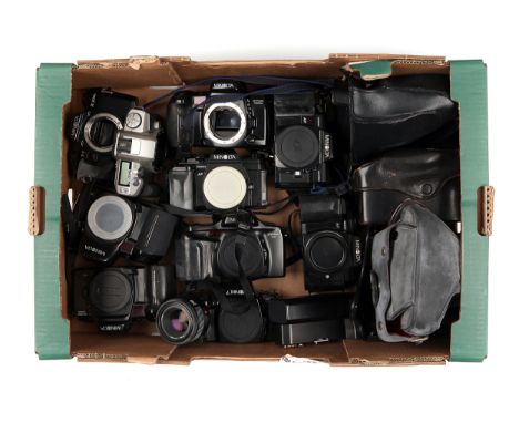 A Selection of Minolta SLR Bodies, including 9000 AF, 7000 and more, together with AF f/1.7 50mm lens (a lot)