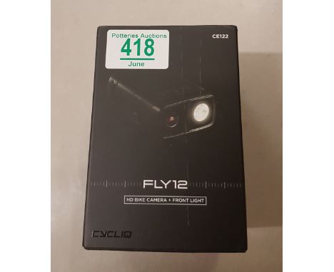 Fly12 front-facing bike camera:  and 600 lumenlight. Boxed 