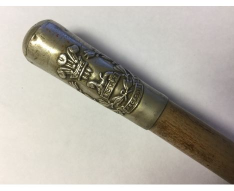 WW1 British Swagger stick for the South Lancashire Regiment. Overall length 78cm.&nbsp;