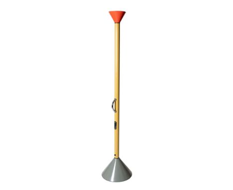  ETTORE SOTTSASS (ITALIAN 1917-2007) FOR ARTEMIDE 'CALLIMACO' FLOOR LAMP, DESIGNED 1981 manufacturer's label (to base), lacqu