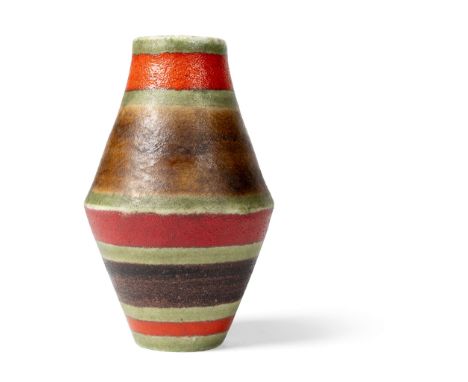  GUIDO GAMBONE (ITALIAN 1909-1969) VASE signed GAMBONE ITALY and with artist's donkey mark (to base), glazed earthenware 23.3