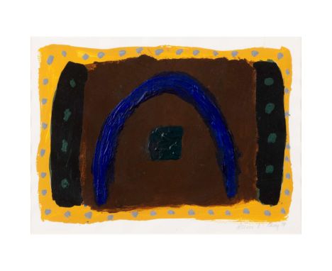  BREON O'CASEY (BRITISH 1928-2011) ARCH, 1994 signed and dated in pencil (lower right), gouache on paper 19cm x 27cm (7 ½in x