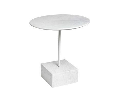  ETTORE SOTTSASS (ITALIAN 1917-2007) FOR ULTIMA EDIZONE 'PRIMAVERA' TABLE, DESIGNED c. 1980 produced 2000s, marble&nbsp; 55cm