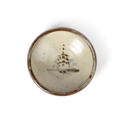  BERNARD LEACH C.H., C.B.E. (BRITISH 1887-1979) AT LEACH POTTERY BOWL painted BL initials and impressed pottery mark, stonewa