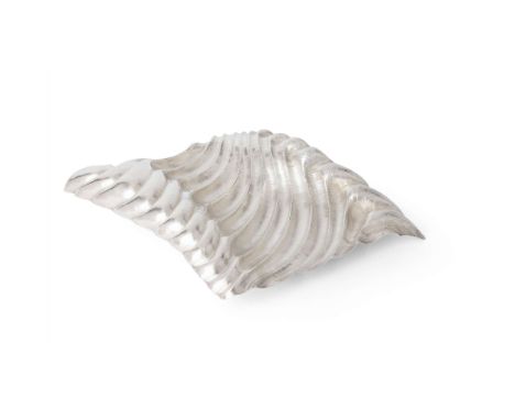  MIRIAM HANID (BRITISH 1986-) CORIOLIS CENTREPIECE, 2009 stamped maker's mark, 999 and hallmarked for London 2009, fine silve
