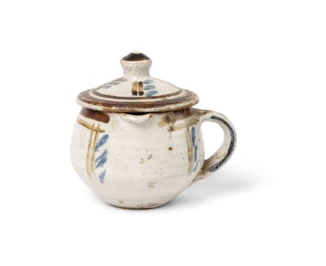  MICHAEL CARDEW C.B.E. (BRITISH 1901-1983) AT WENFORD BRIDGE POT WITH LID impressed maker’s and pottery mark, stoneware, with