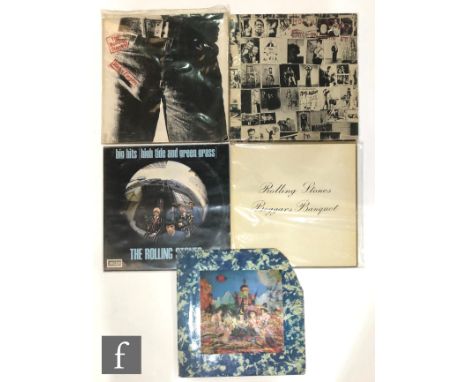 The Rolling Stones - A collection of LPs, to include Their Satanic Majesties, TXL 103, mono, first pressing with unboxed Decc