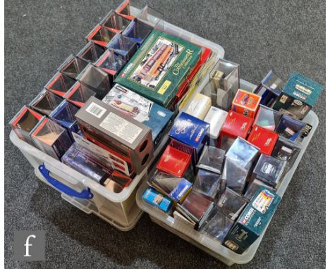 A large collection of diecast model buses, majority Corgi Original Omnibus Collection, most with original boxes. (qty) 