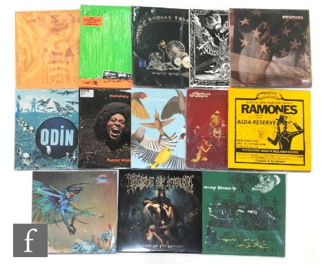 Mixed genre - A collection of contemporary vinyl to include Cradle of Faith - Hammer Of The Witches, Galliard - Strange Pleas