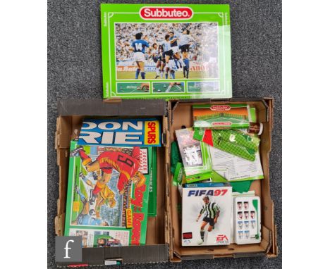A collection of assorted Subbuteo items, to include a 60240 set, a boxed 740 Tottenham Hotspur team, and assorted accessories