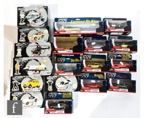 A collection of seven Corgi Classics James Bond Collection diecast models, together with eleven Corgi The Ultimate Bond Colle