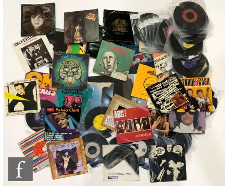 Mixed genres - A collection of 7 inch singles, artists to include Steve Winwood, Joe Cocker, Elton John, Whitney Houston, Zoe
