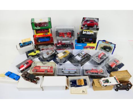 Corgi - Bburago - Elysee - Rextoys - Oxford. A selection of Twenty-seven boxed diecast models appearing in Excellent conditio