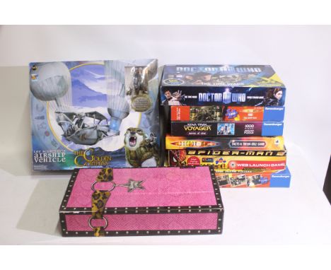 Mattel, Ravensburger, Imagination, Pop Co - 6 x boxed games to include Doctor Who, Star Trek, and Spider-Man, 1 x boxed Matte