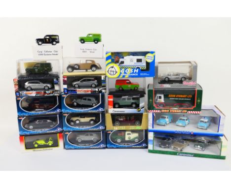 Solido - Kyosho - Oxford - Cararama - 18 x boxed models and sets including Caterham Super Seven JPE # 03152Y, limited edition