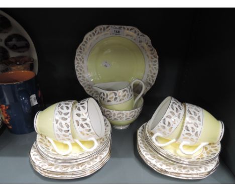 A vintage part tea service by Duchess