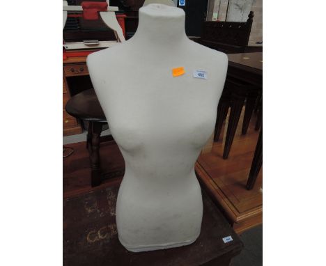 A female torso mannequin
