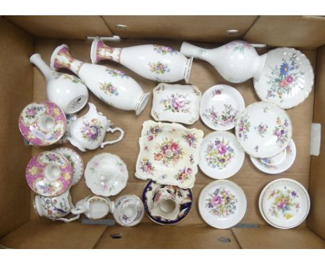 A mixed collection of ceramics to include Wedgwood Wild Strawberry, Hammersley pin dish, Royal Albert Lady Carlyle pattern it
