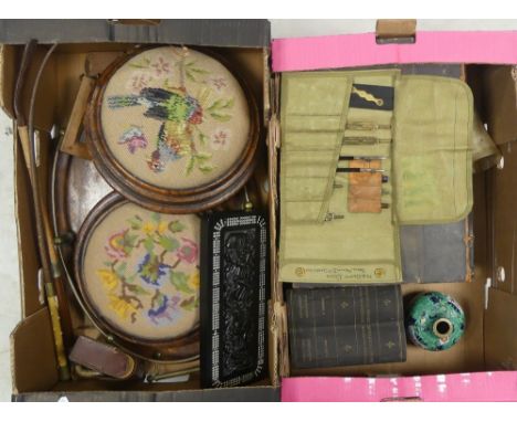 Large Victorian Holy Bible, Rev. R. Jameson togehter with Underwood &amp; Underwood Box Sterescopic Viewing Slides and Horn, 