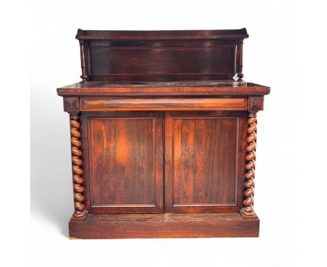 Victorian Rosewood Chiffonier with twisted columns