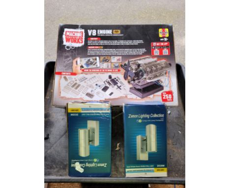 A Haynes Machine works V8 model engine kit. 