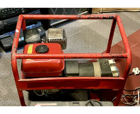 A Honda 5.5 petrol generator, model GX160.