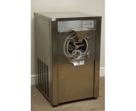 JinLiSheng YB-15 Commercial Gelato Machine, Small Batch Freezer, capacity 25L per hour, single phase, W52cm, H88cm, D71cm (Th