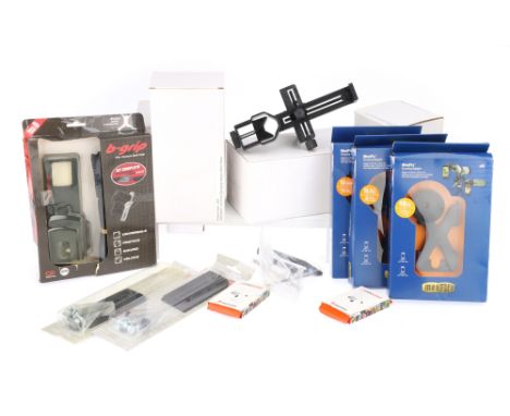 A Selection of Camera Supportscomprising a Meopta MeoPix iScoping Adapter for iPhone 4/4S and spotting scopes or binoculars i