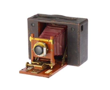 A Kodak Cartridge No.4 Folding Camera,body G, shutter working, optics F, some haze &amp; dust present,