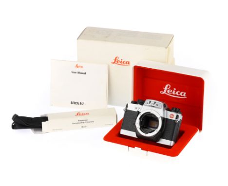 A Leica R7 35mm SLR Camera Body1994, chrome, serial no. 1999397, shutter working on B &amp; 1/100s, otherwise untested, body 