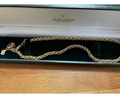 A vintage Christian Dior rope necklace 