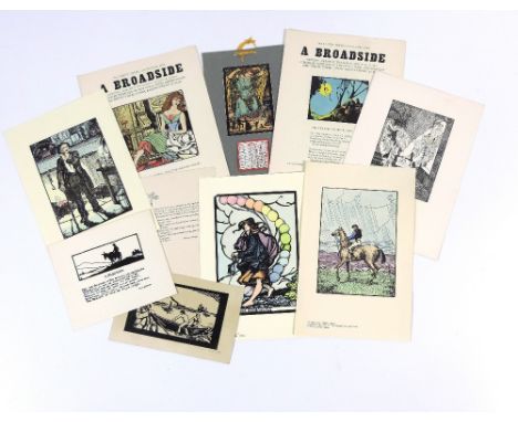 Hand Coloured Broadsides & other Publications

Cuala Press: An interesting collection of scarce Cuala Press publications, inc