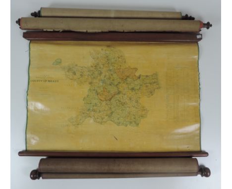 Rolled Maps: Taylors Map of The Environs of Dublin, c. 1840; Index to the Townland Survey of the County of Meath, D. 1889, co