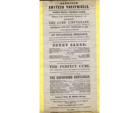 Acting as The Military
With Original Pen & Ink Sketches & Photographs, c. 1861

Irish Theatrical Scrap Album: Garrison Amateu