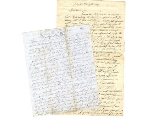 Dungarvan during "Black '47"

Co. Waterford, Famine Letters: Drohan (Patrick) Two A.L.s. from Drohan both with Dungarvan post