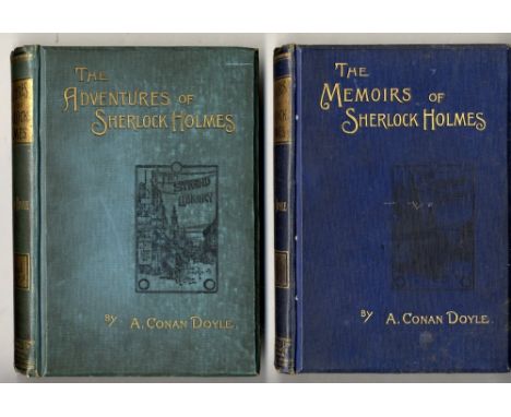 Doyle (A. Conan) The Memoirs of Sherlock Holmes, sm. folio L. (Geo. Newnes) 1894. First Edn., also The Adventures of Sherlock